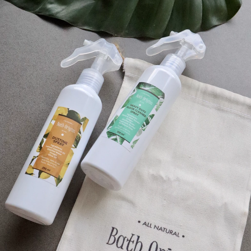 Extra Strength Floor Cleaner and Dusting Spray in Pouch GIFT SET