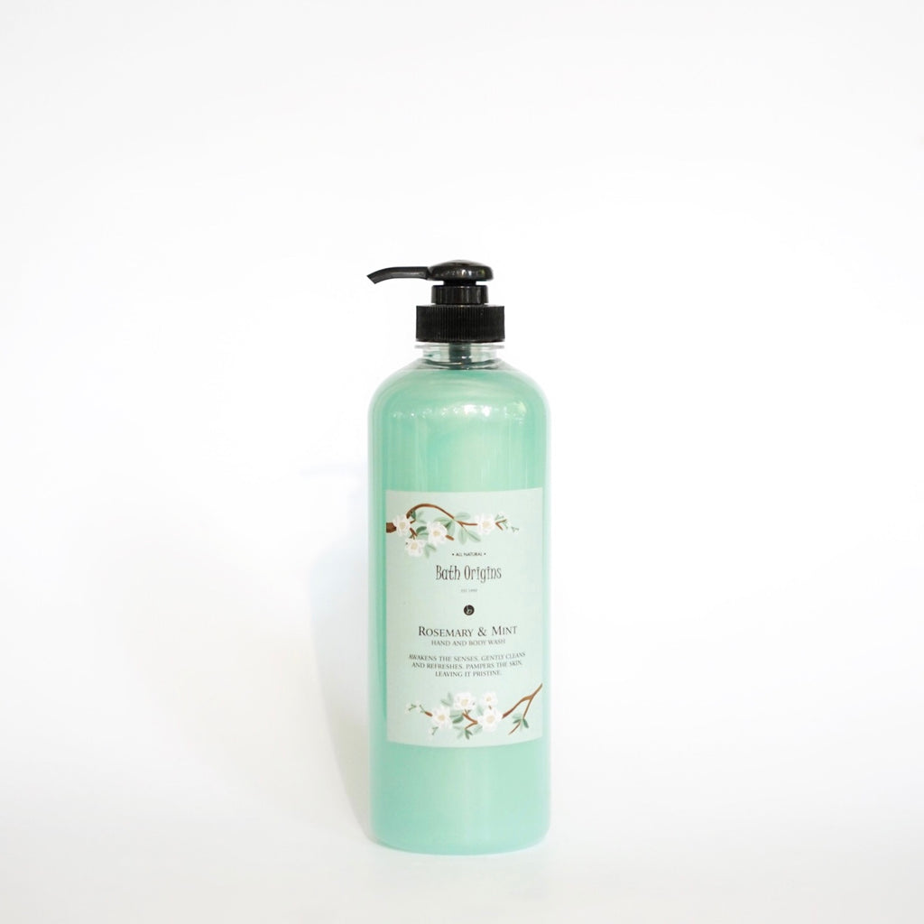 Rosemary & Mint Hand and Body Wash Bath Origins