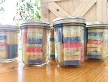 All Natural Mini Soap Bars in Zero Waste Mason Jar Packaging