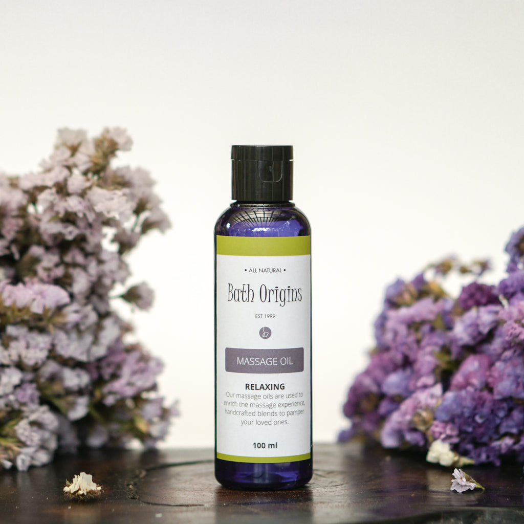 Relaxing Massage Oil Bath Origins
